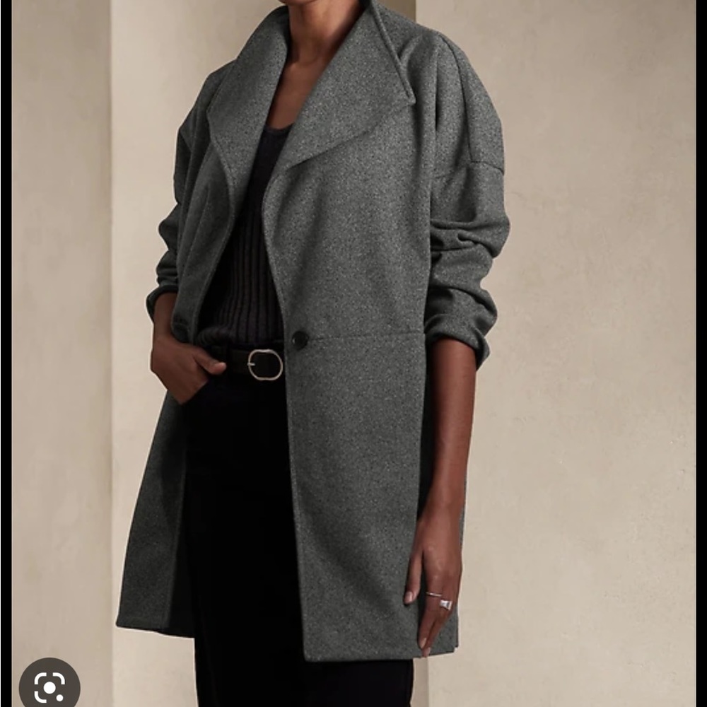 Banana Republic Factory Gray Knit Cocoon Jacket- Great Gift Idea!!